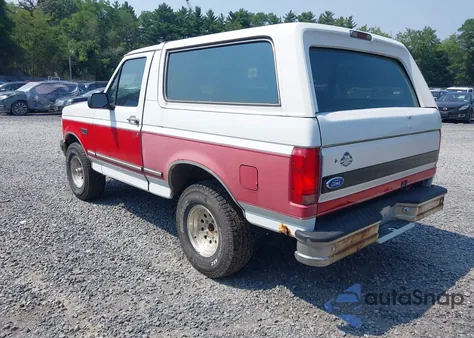 1993 Ford Bronco U100 из США, поврежденный, VIN 1FMEU15H7PLB29601